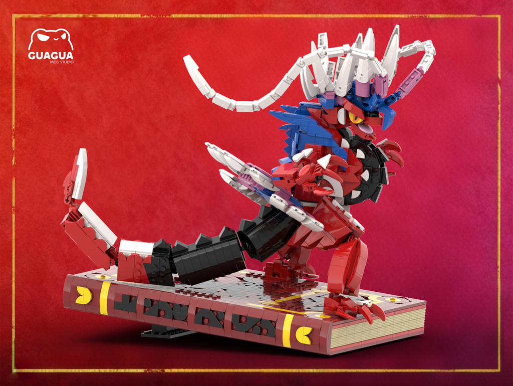 Koraidon-inspiriertes MOC Baustein-Set