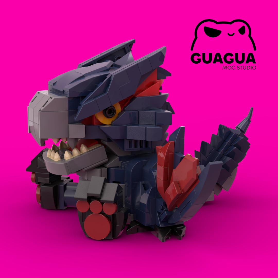Nargacuga Cute Sitting Pose(PDF Instructions & XML Files)