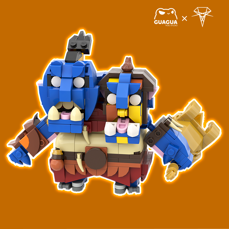 Ogre Magi MOC Brick Set