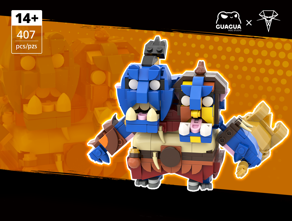 Ogre Magi MOC Brick Set