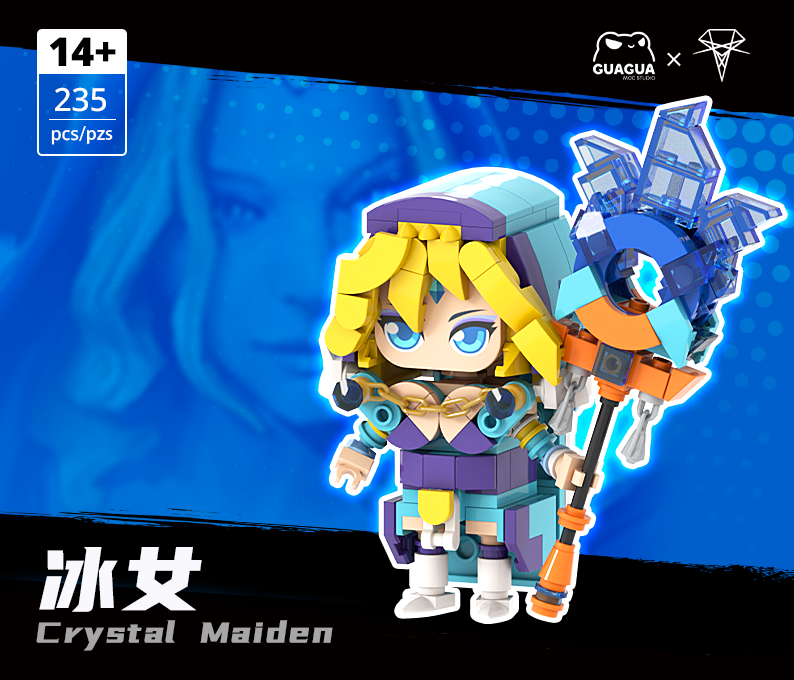 Crystal Maiden MOC Brick Set