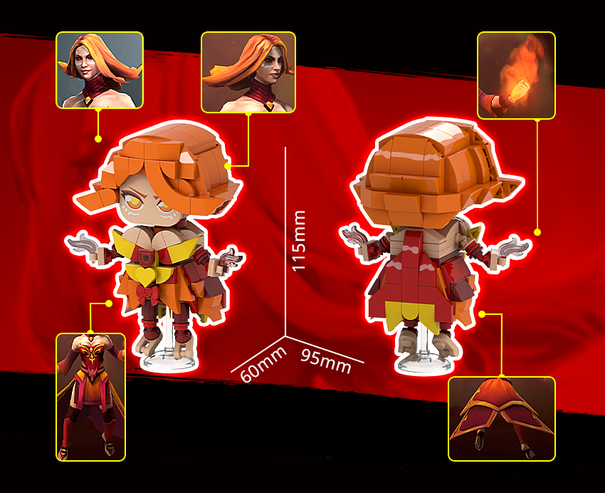 Lina MOC Brick Set