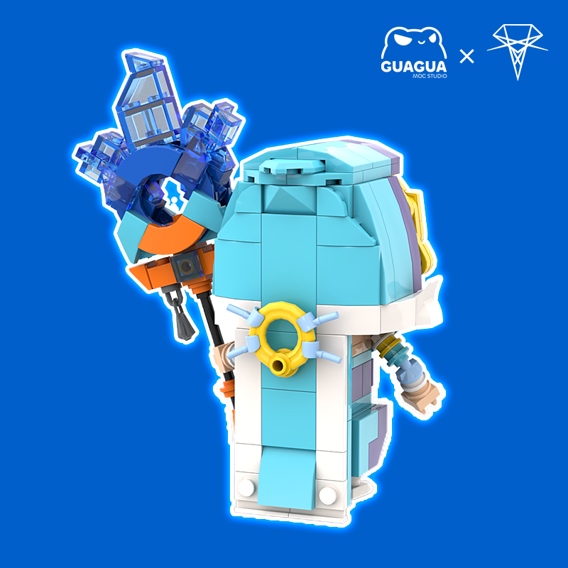 Crystal Maiden MOC Brick Set