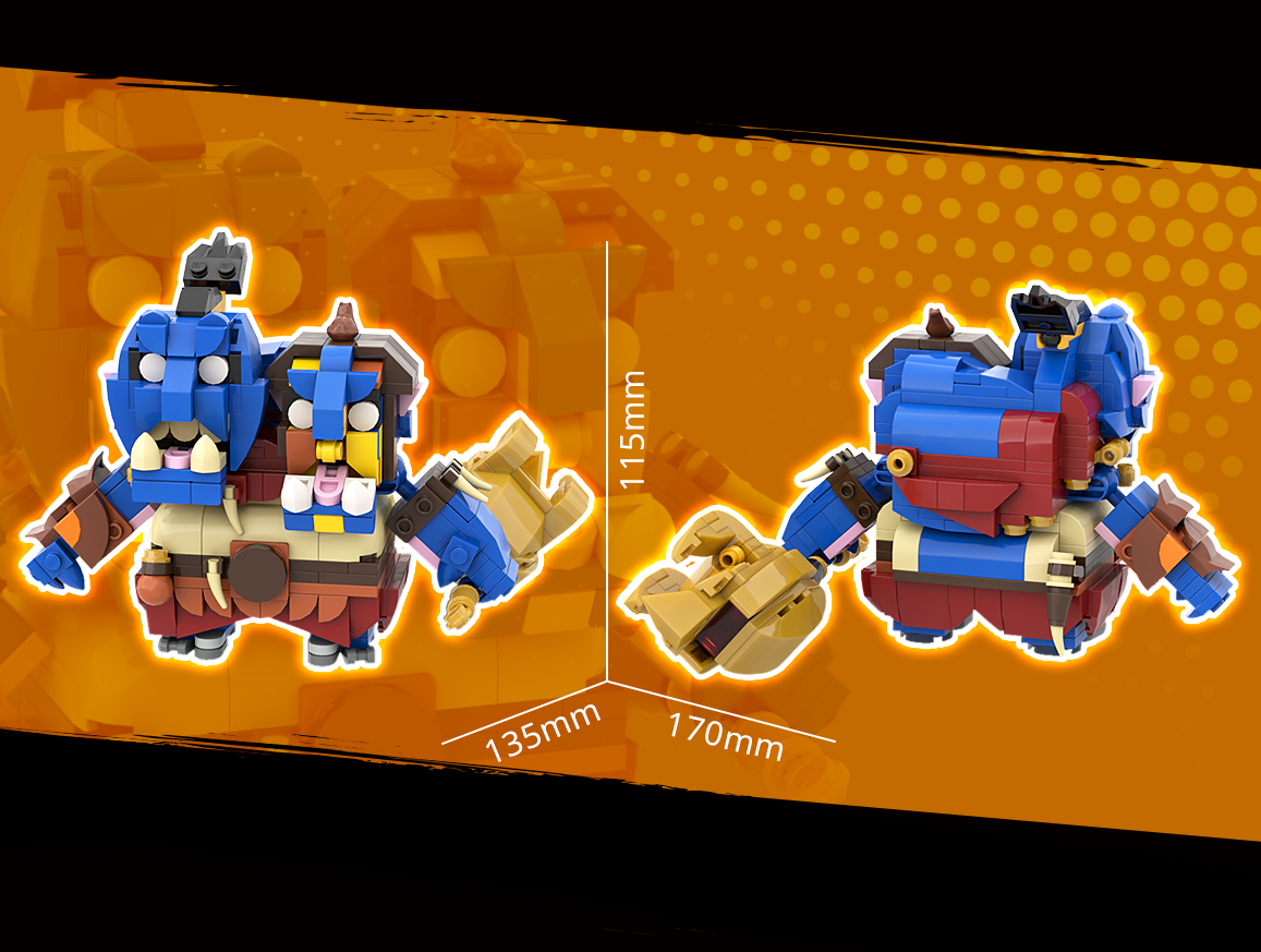 Ogre Magi MOC Brick Set