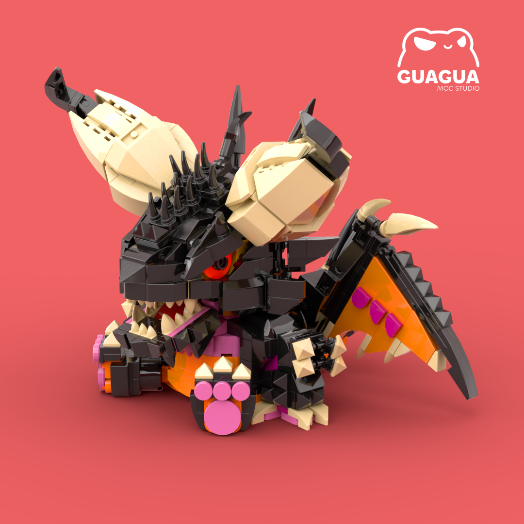 Nergigante Cute Sitting Pose(PDF Instructions & XML Files)