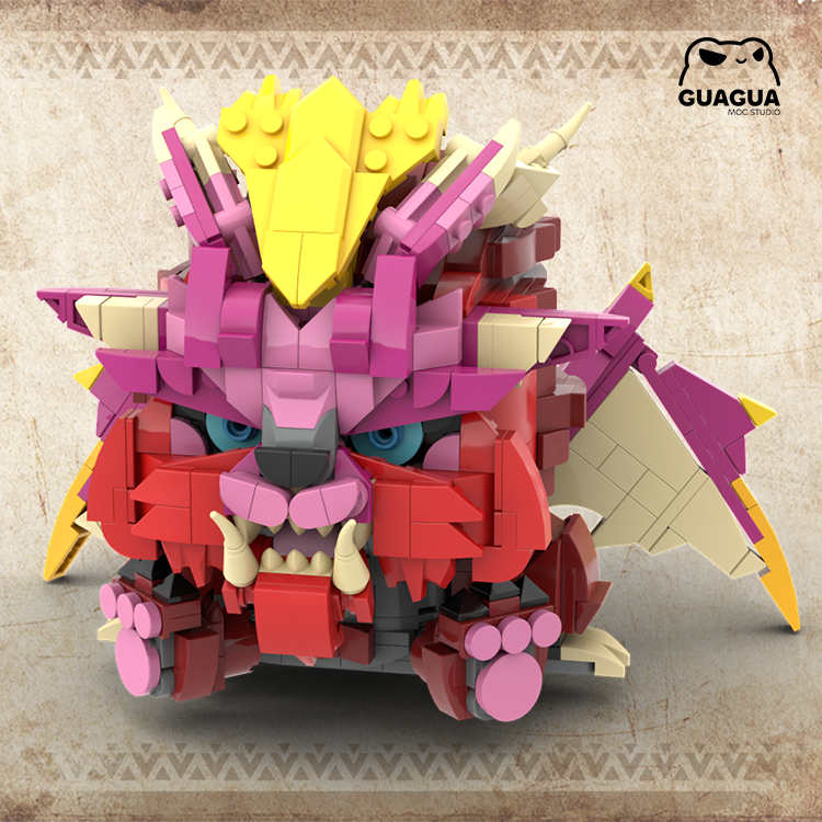 Teostra Cute Sitting Pose(PDF Instructions & XML Files)