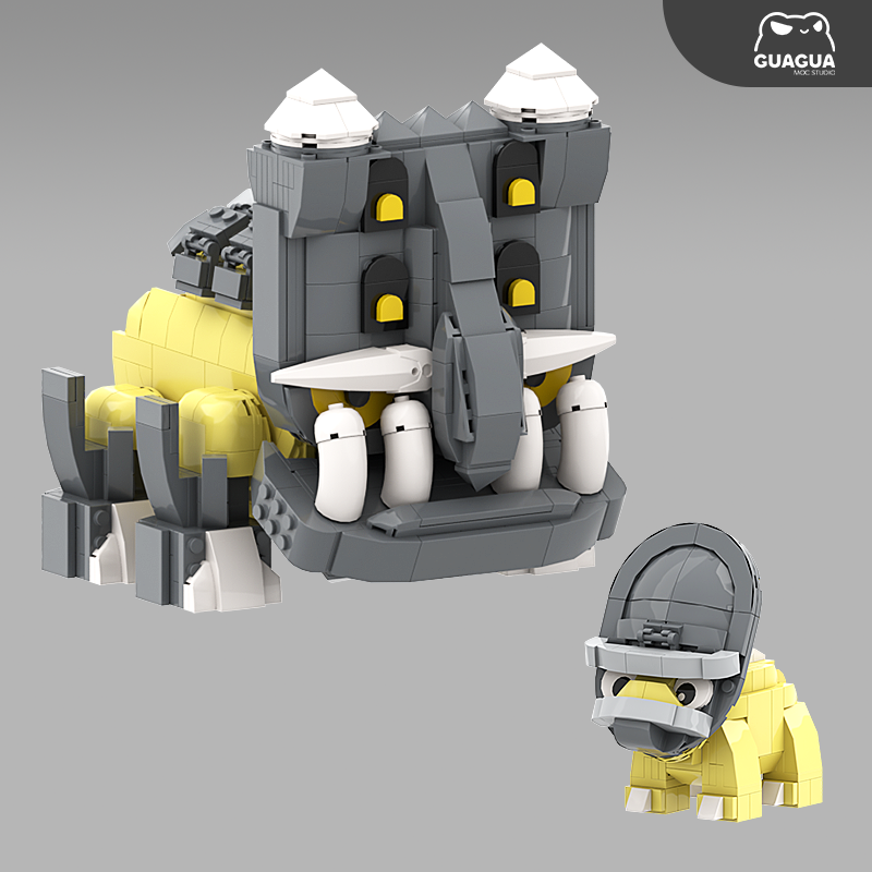 Bastiodon / Shieldon MOC Set