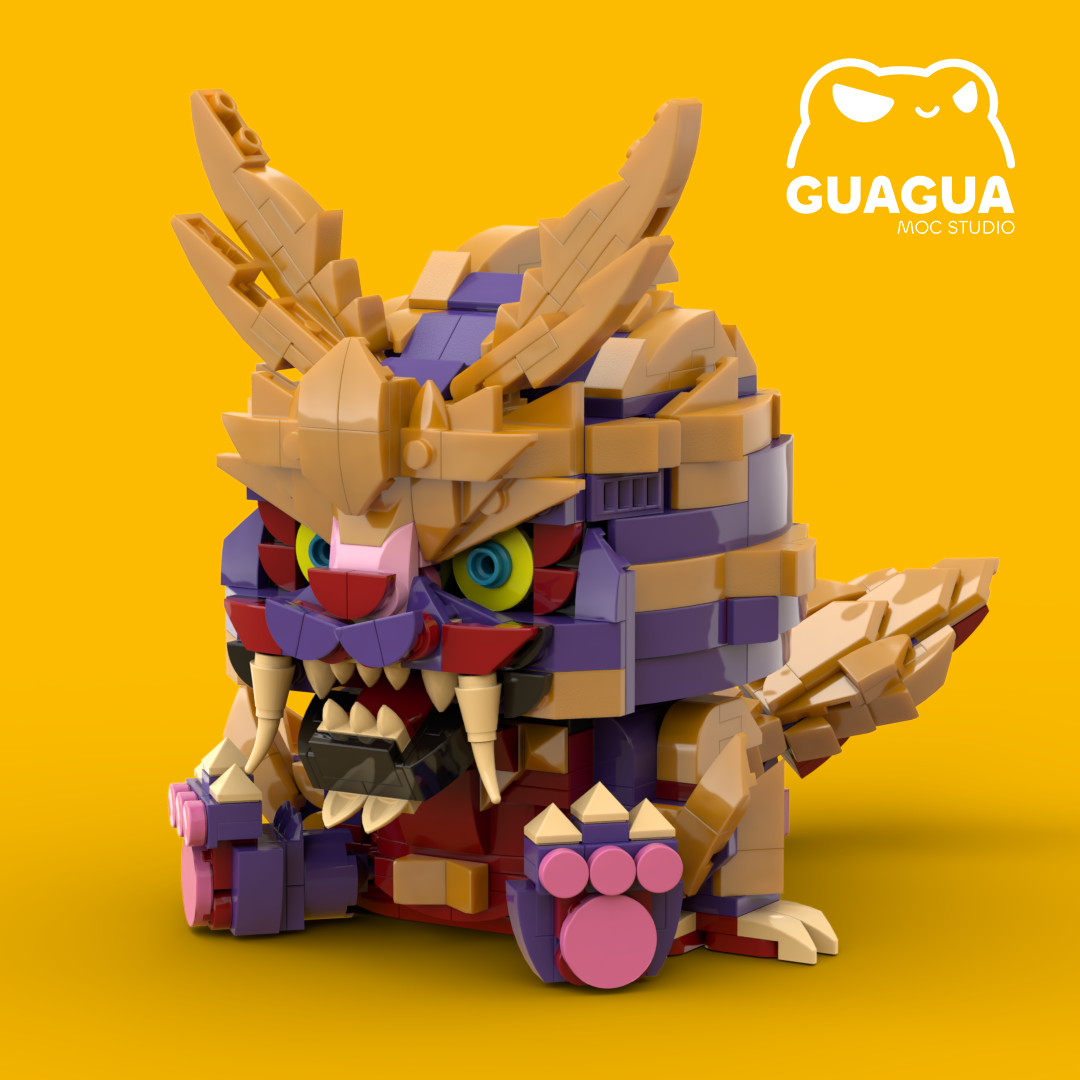 Magnamalo Cute Sitting Pose(PDF Instructions & XML Files)