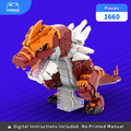 Tyrantrum / Shiny Tyrantrum MOC Steine-Set