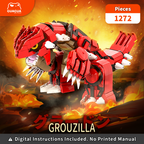 Groudon / Proto-Groudon MOC Bausteinset
