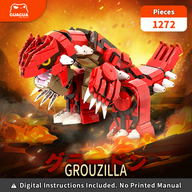 Groudon / Primal Groudon MOC Brick Set - Groudon