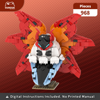 Volcarona / Larvesta MOC Set