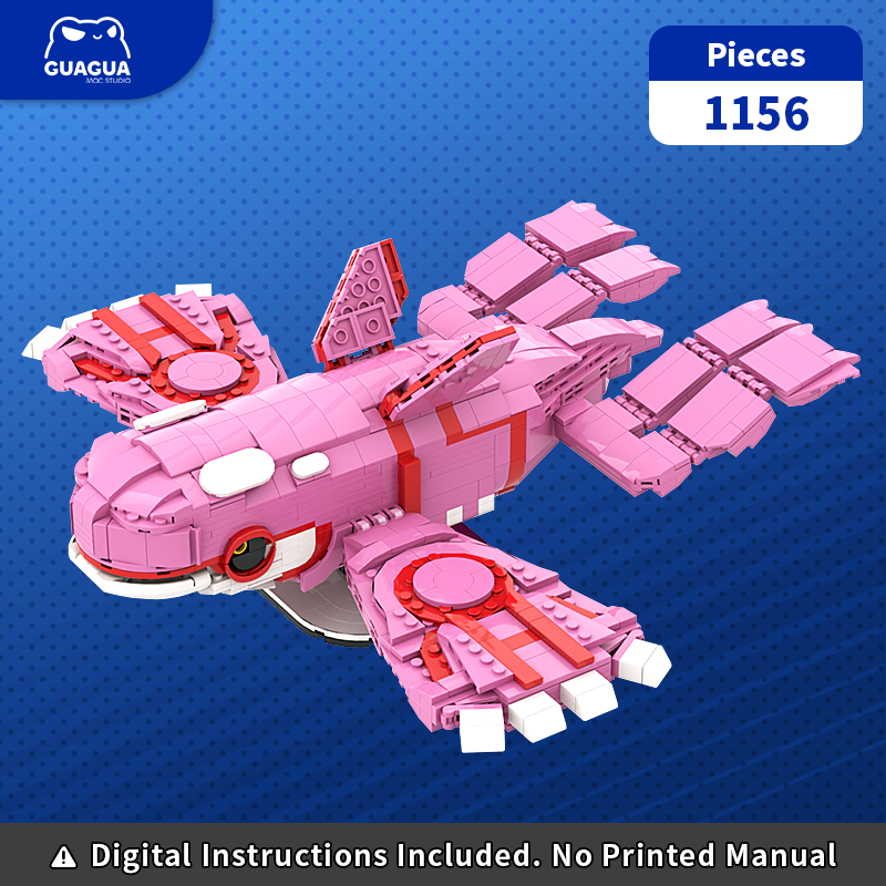 Kyogre / Shiny Kyogre MOC Set