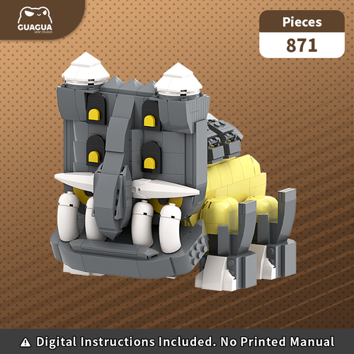 Bastiodon / Shieldon MOC Set