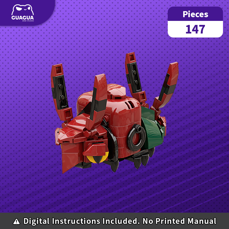 Scolipede/Shiny Scolipede/Punk Scolipede/Venipede/Whirlipede MOC Set