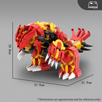 Groudon / Proto-Groudon MOC Bausteinset