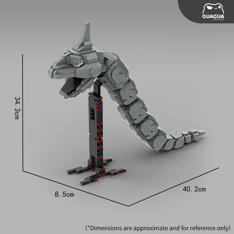 Steelix / Onix MOC Set