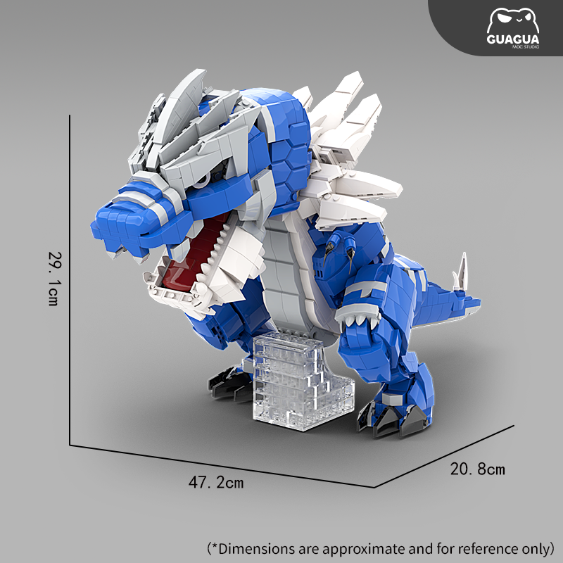 Tyrantrum / Shiny Tyrantrum MOC Steine-Set