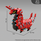 Scolipede/Shiny Scolipede/Punk Scolipede/Venipede/Whirlipede MOC Set