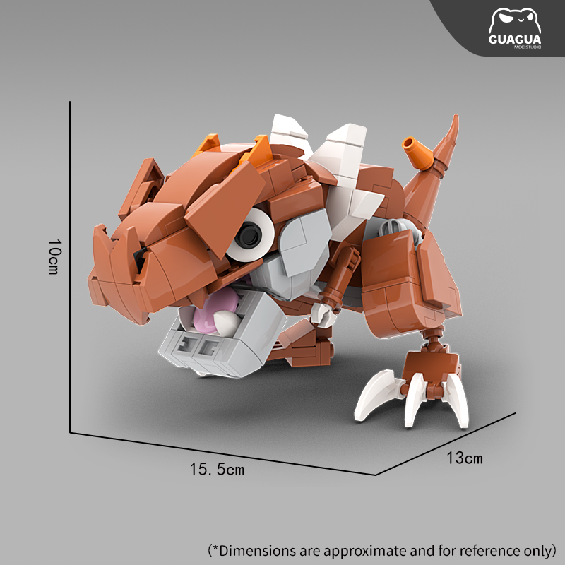 Tyrunt / Shiny Tyrunt MOC Klemmbaustein-Set