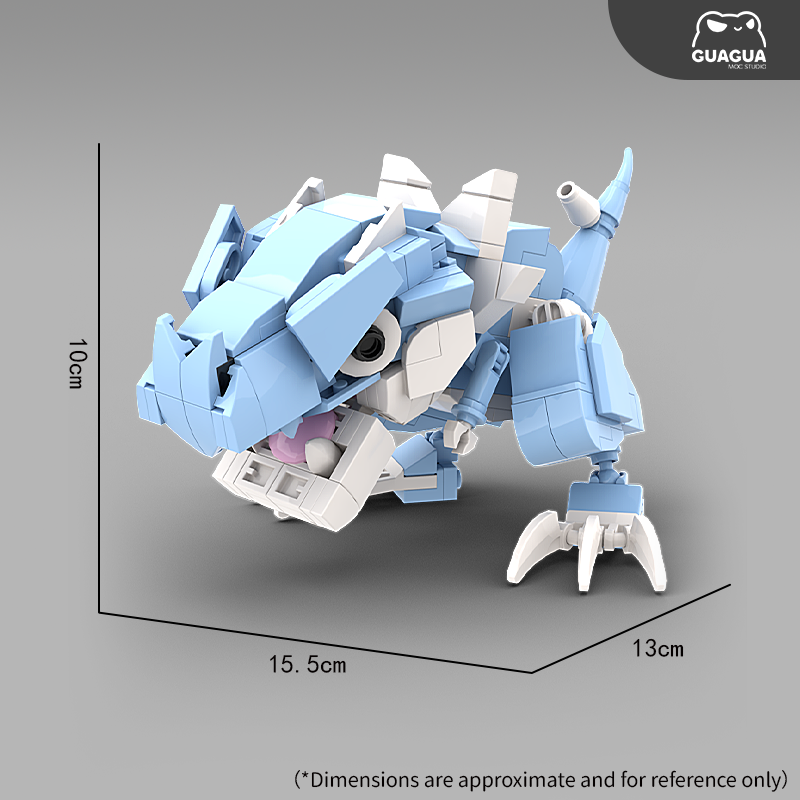 Tyrunt / Shiny Tyrunt MOC Klemmbaustein-Set