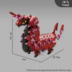 Scolipede/Shiny Scolipede/Punk Scolipede/Venipede/Whirlipede MOC Set