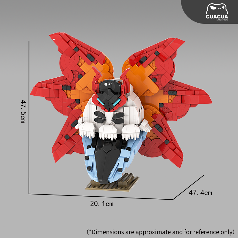 Volcarona / Larvesta MOC Set