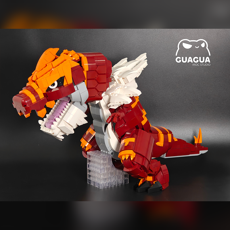 Tyrantrum / Shiny Tyrantrum MOC Steine-Set