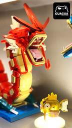 Gyarados / Shiny Gyarados MOC Brick Set