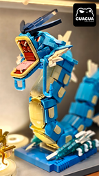 Gyarados / Shiny Gyarados MOC Brick Set