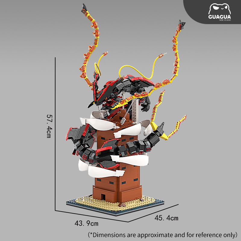 Mega Rayquaza / Shiny Mega Rayquaza MOC Set