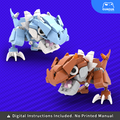 Tyrunt / Shiny Tyrunt MOC Klemmbaustein-Set