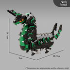 Scolipede/Shiny Scolipede/Punk Scolipede/Venipede/Whirlipede MOC Set