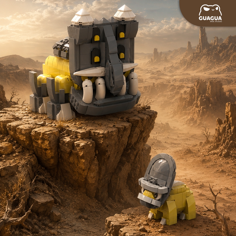 Bastiodon / Shieldon MOC Set