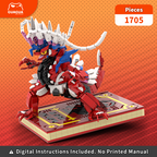 Koraidon-Inspired MOC Building Blocks Set