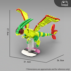Flygon/Shiny Flygon MOC Brick Set