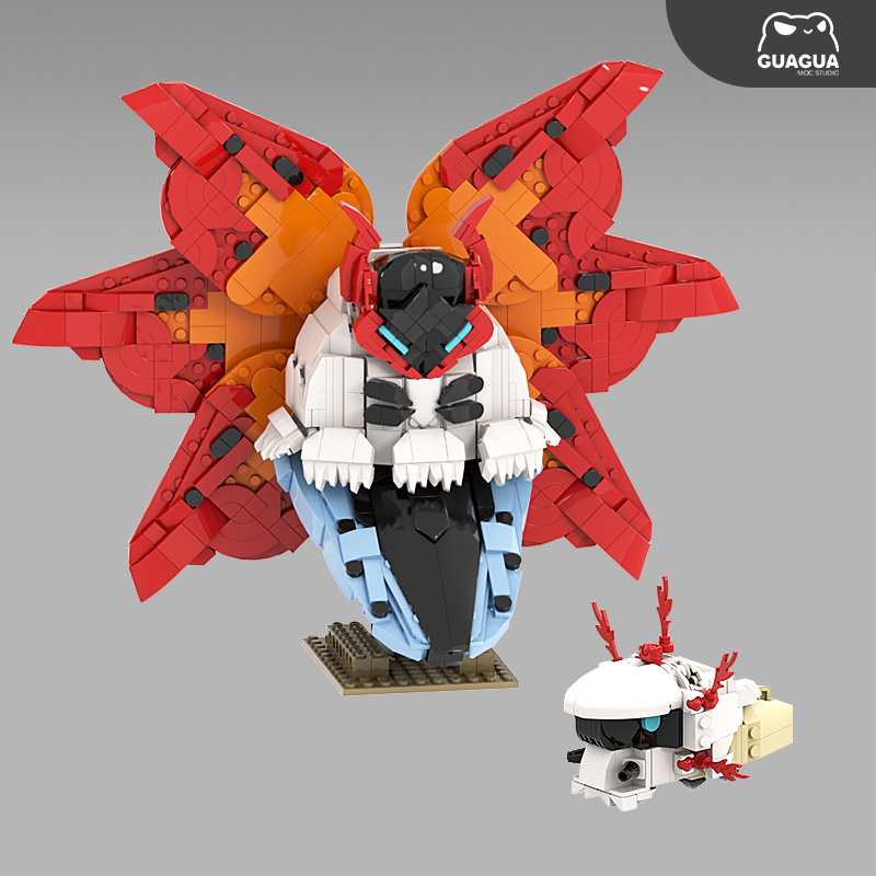 Volcarona / Larvesta MOC Set