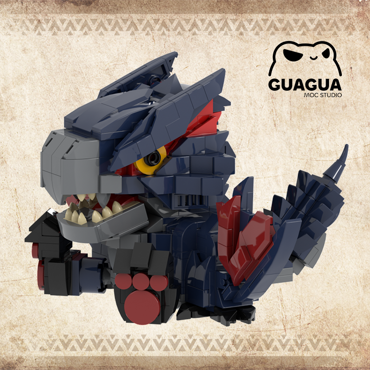 Nargacuga Cute Sitting Pose(PDF Instructions & XML Files)