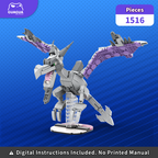 Fossil Family: Mega Aerodactyl/Kabutops/Kabuto/Omanyte/Omastar MOC Set