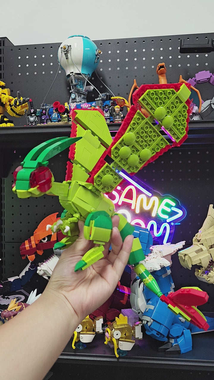 Flygon/Shiny Flygon MOC Brick Set