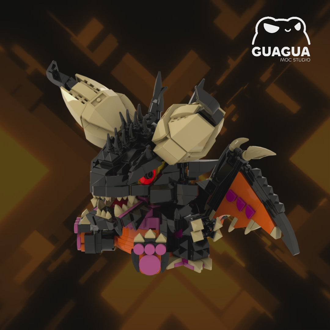 Nergigante Cute Sitting Pose(PDF Instructions & XML Files)